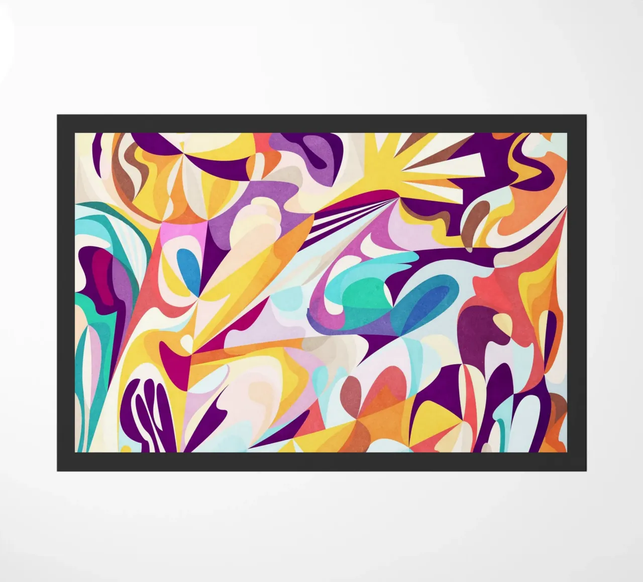 Colorful Story doormat by lovely lines