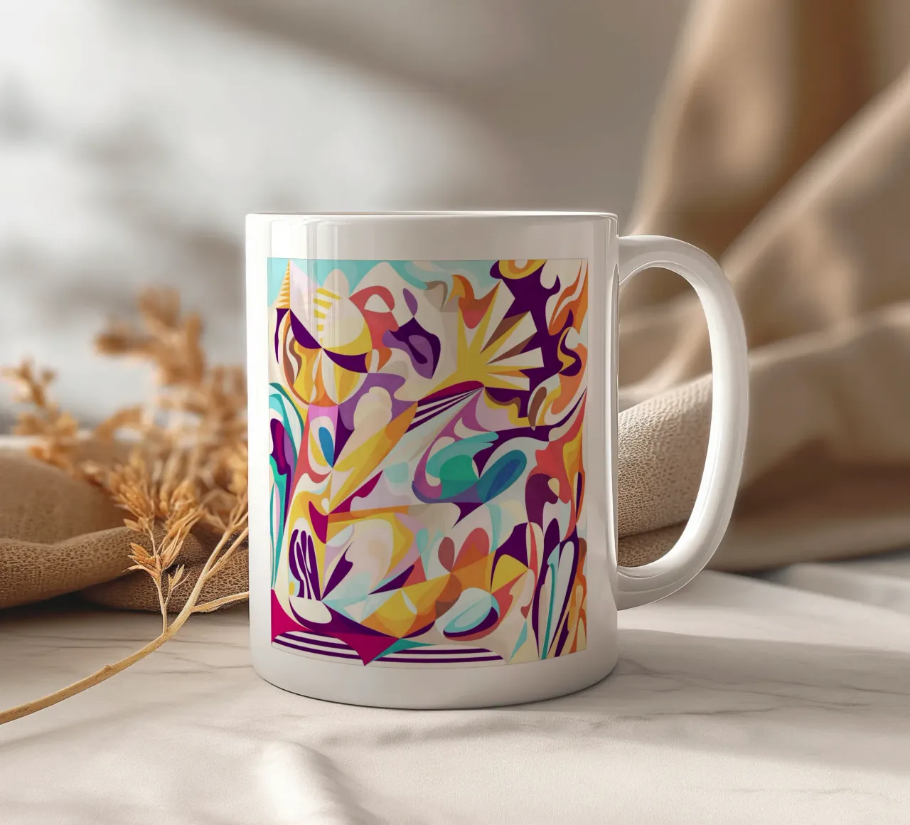 Colorful Story mug en céramique de lovely lines