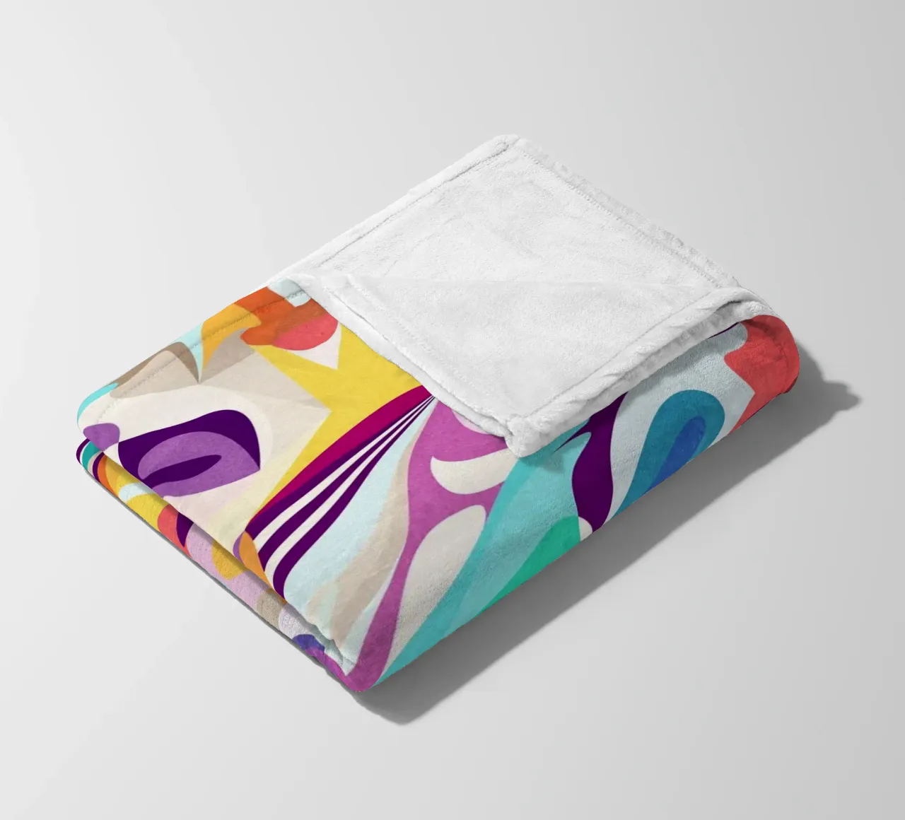 Colorful Story fleece blanket by lovely lines