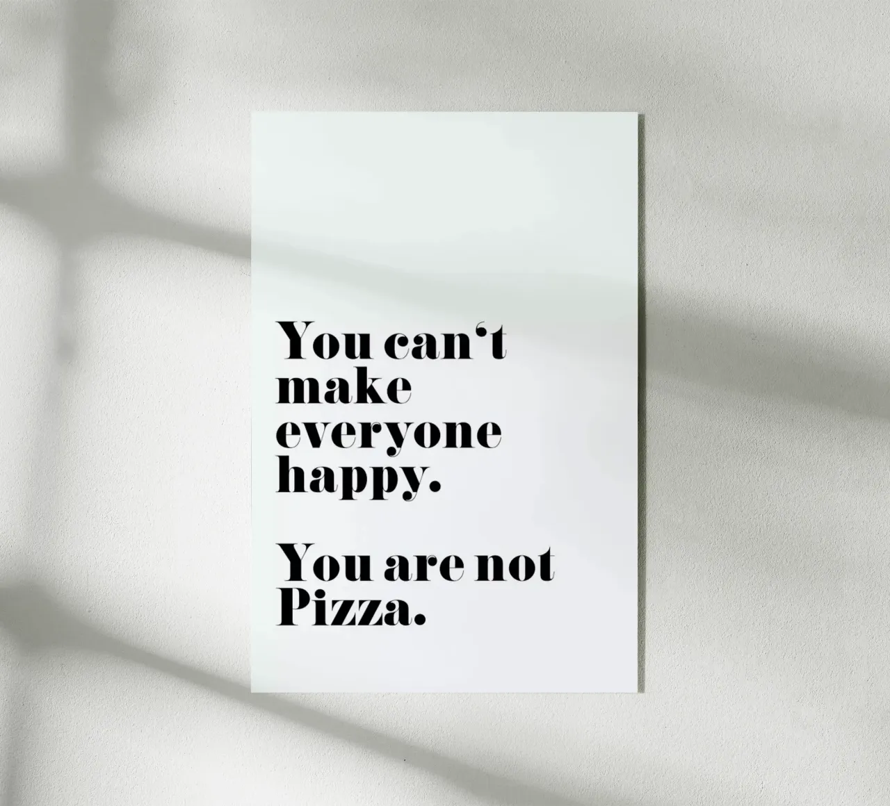 Pizza plexiglas de typealive