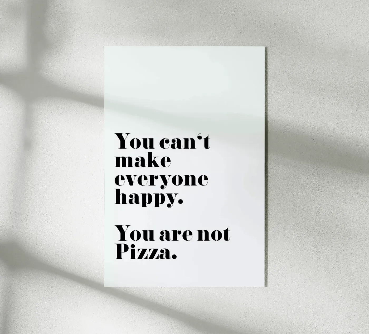 Pizza Acryl-Glas von typealive