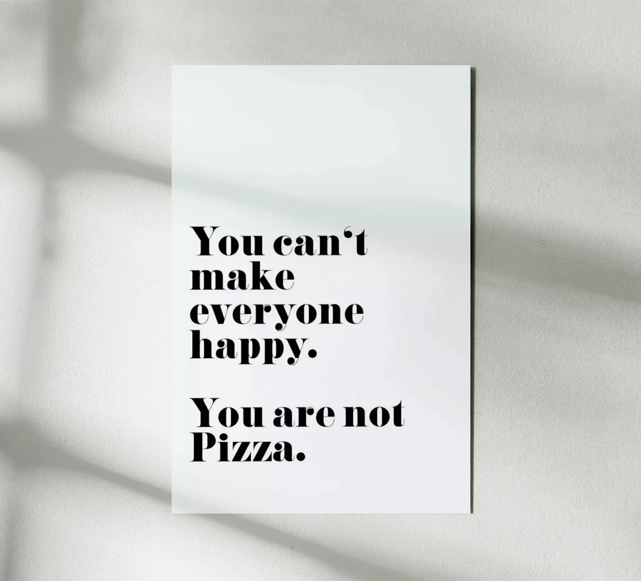 Pizza alu dibond de typealive