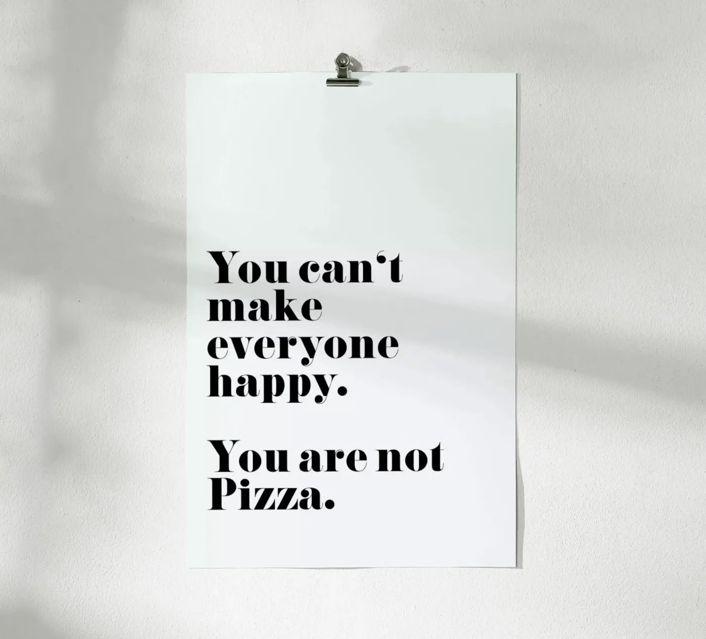 Pizza poster da typealive