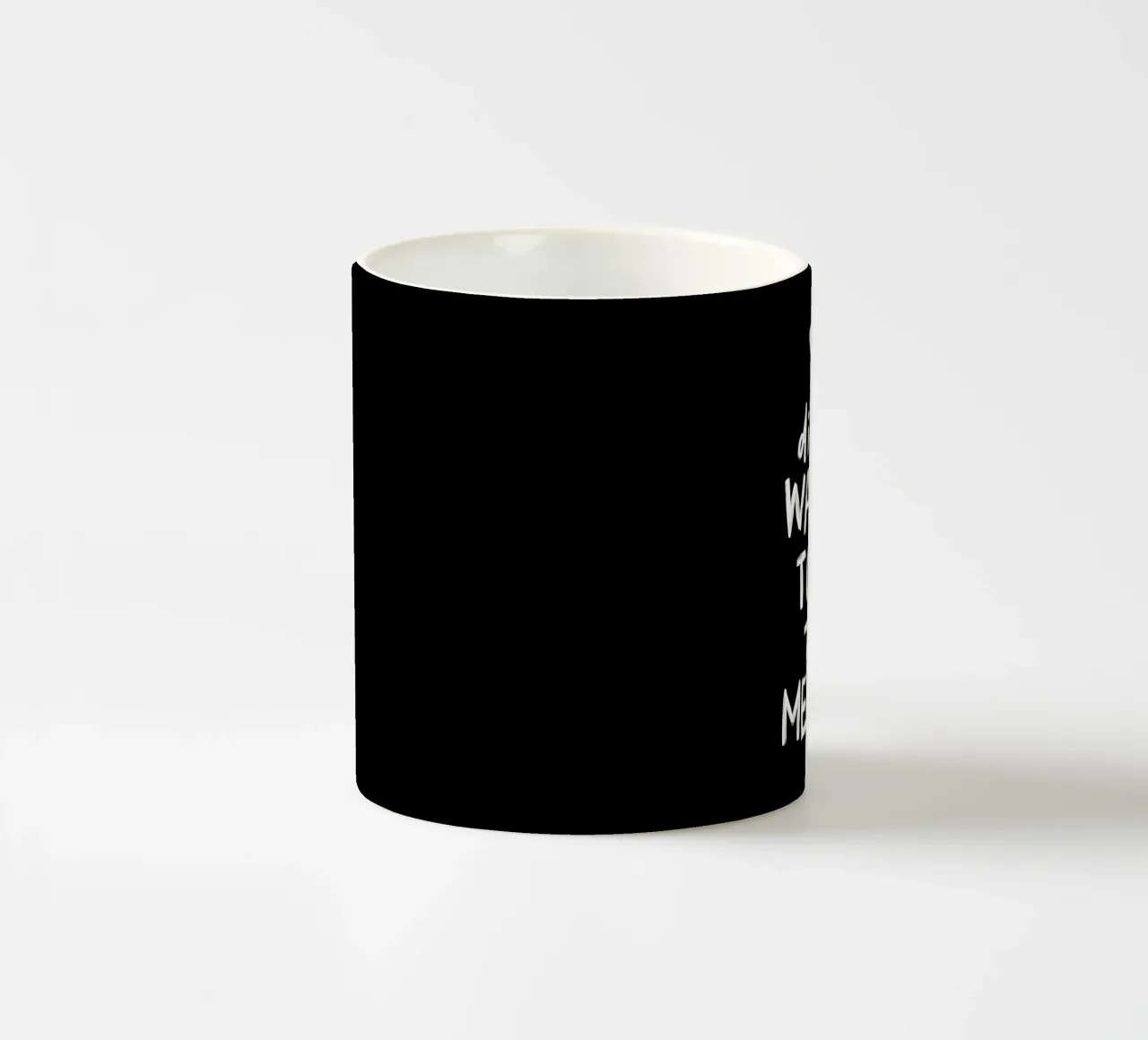 Non ti sei svegliato oggi per essere mediocre Tipografia in grassetto tazza in ceramica da THE MOTIVATED TYPE