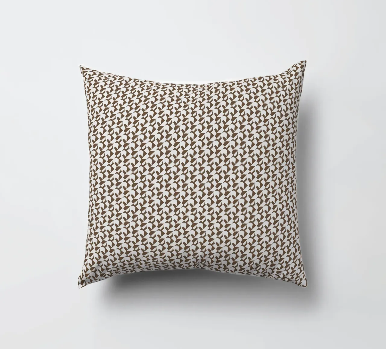 Scandinavian organic shape seamless pattern decorative cushion by Little Dean