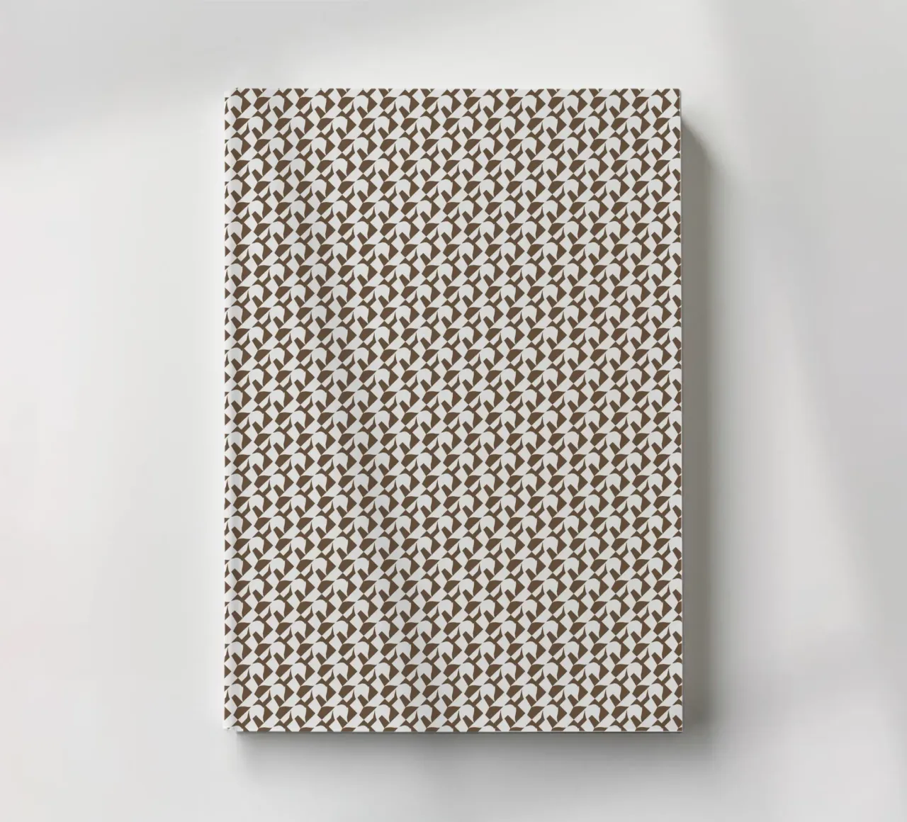 Scandinavian organic shape seamless pattern notebook by Little Dean