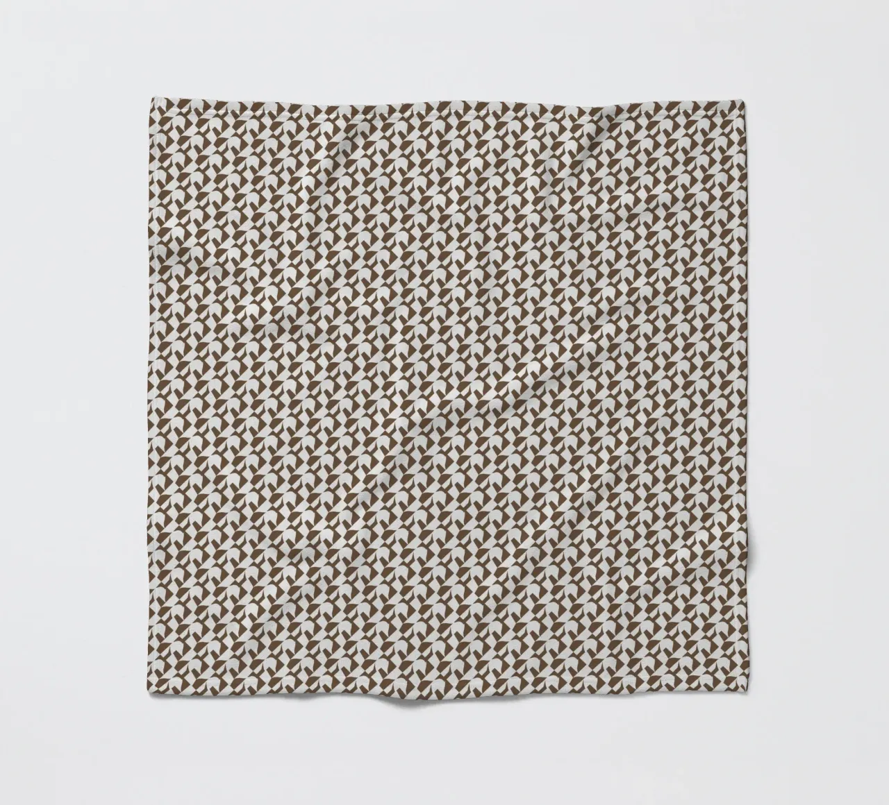Scandinavian organic shape seamless pattern fleece blanket by Little Dean