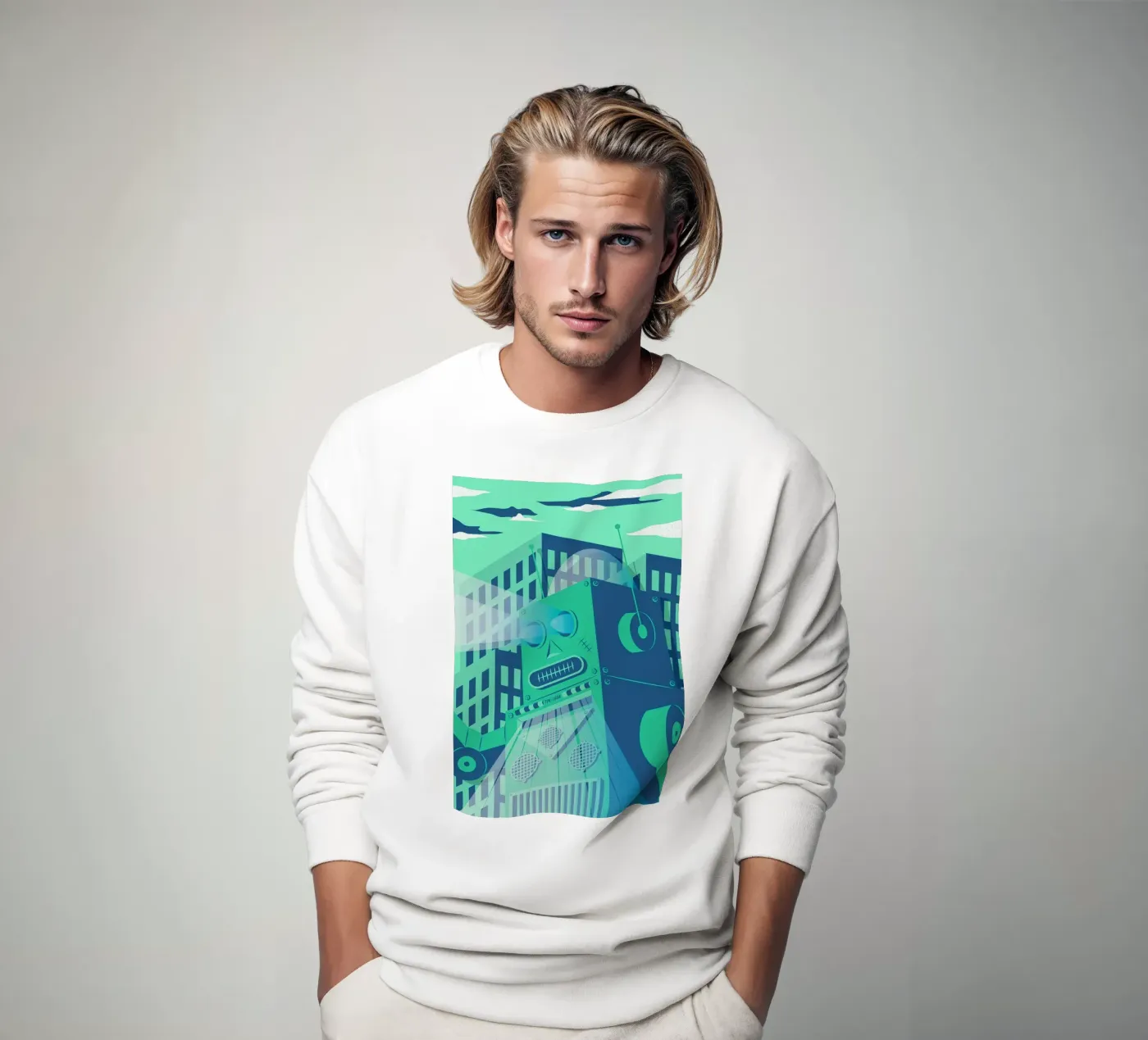 Intergalactic sweatshirt by The Poster Kid