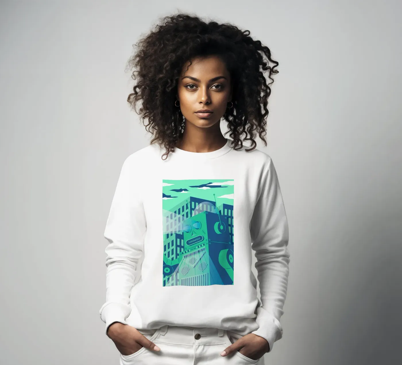Intergalactic sweatshirt by The Poster Kid