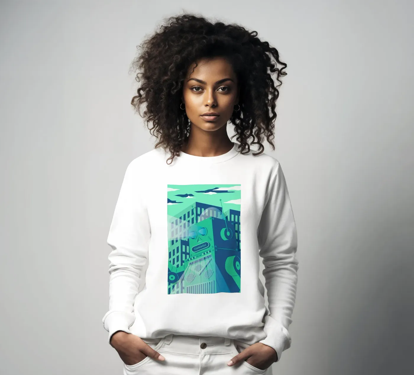 Intergalactic sweatshirt by The Poster Kid