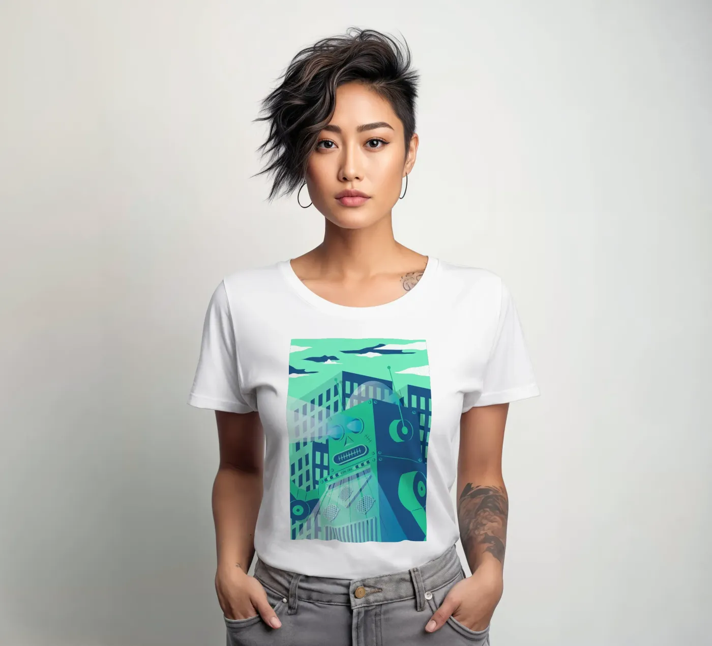 Intergalactic t-shirt da donna da The Poster Kid