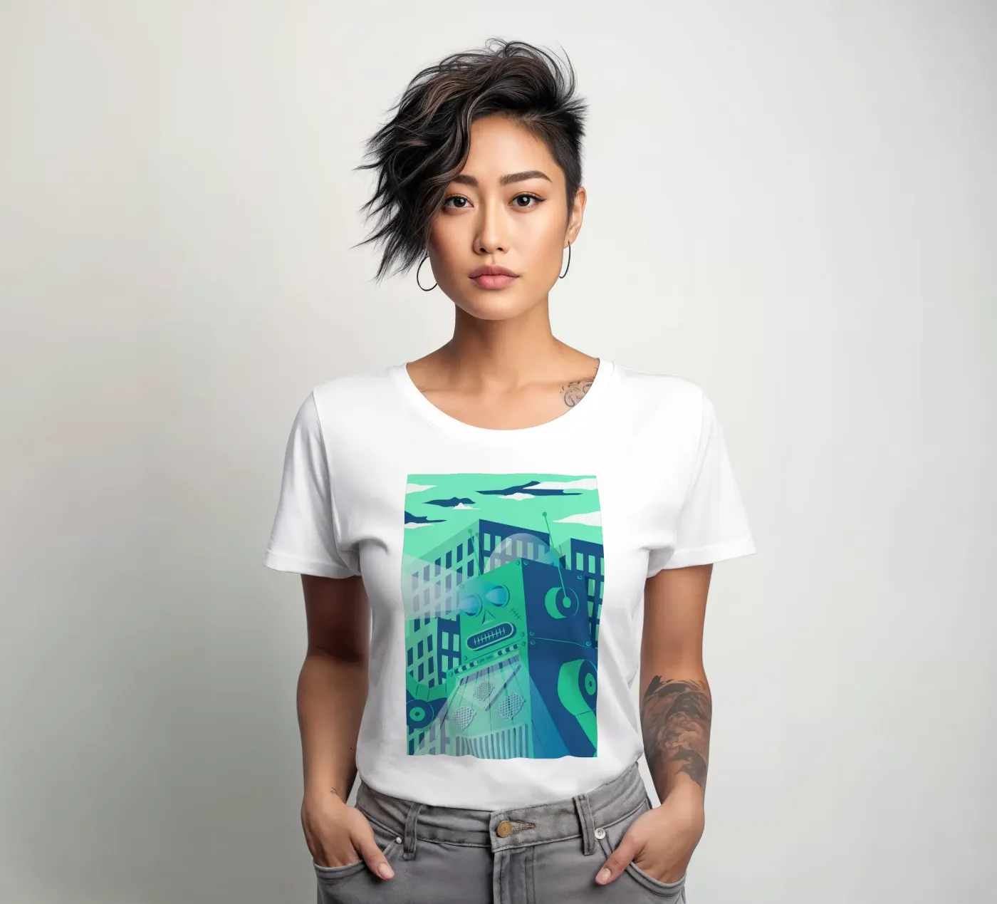 Intergalactic t-shirt da donna da The Poster Kid