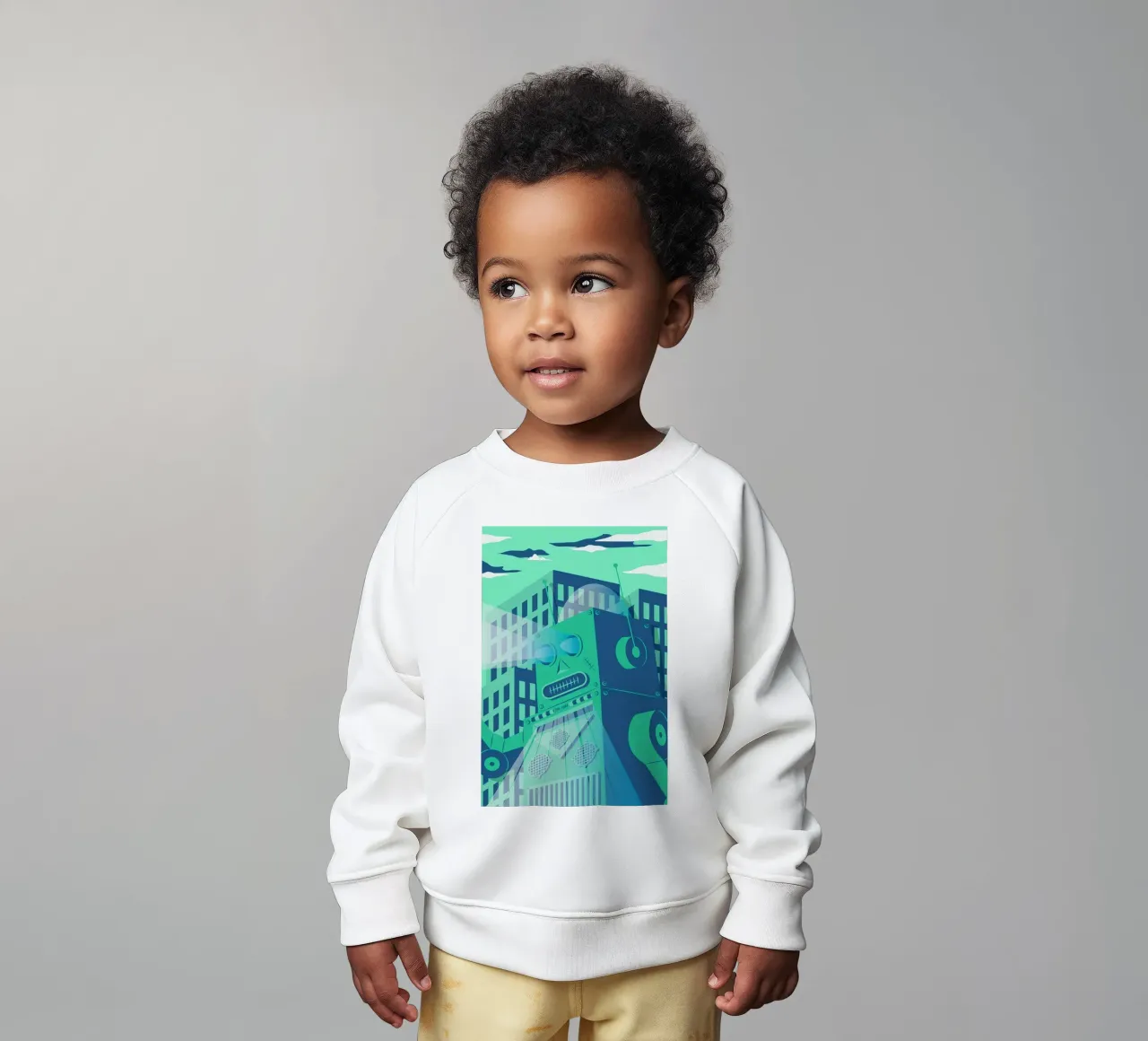 Intergalactic Baby Sweatshirt von The Poster Kid
