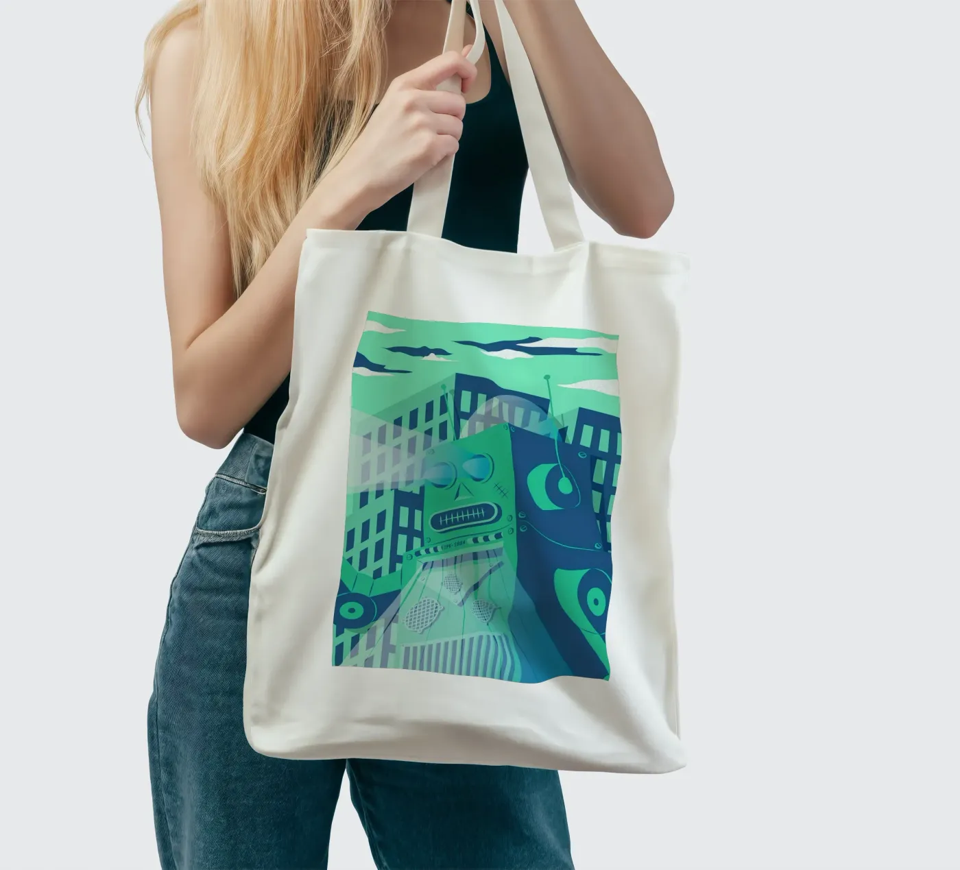 Intergalactic tote bag by The Poster Kid