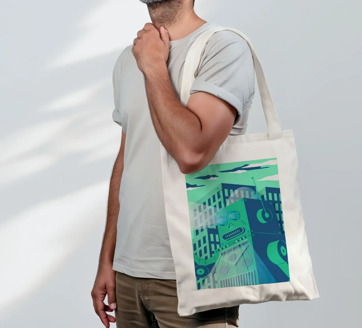 Intergalactic tote bag by The Poster Kid