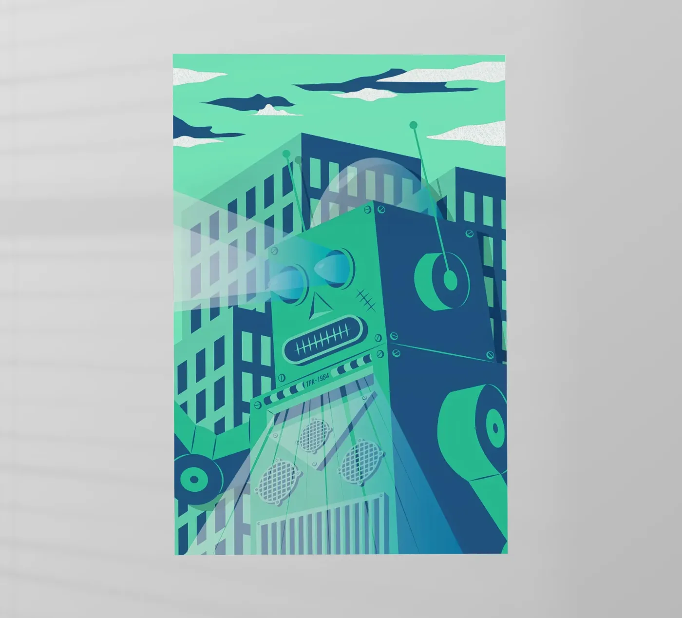 Intergalactic backlit film by The Poster Kid