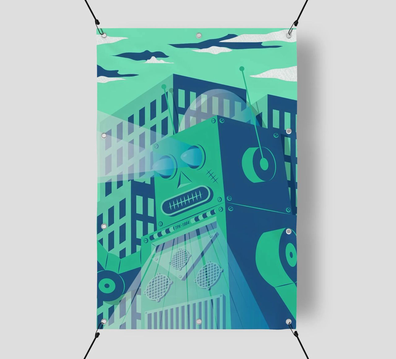 Intergalactic telo in pvc da The Poster Kid