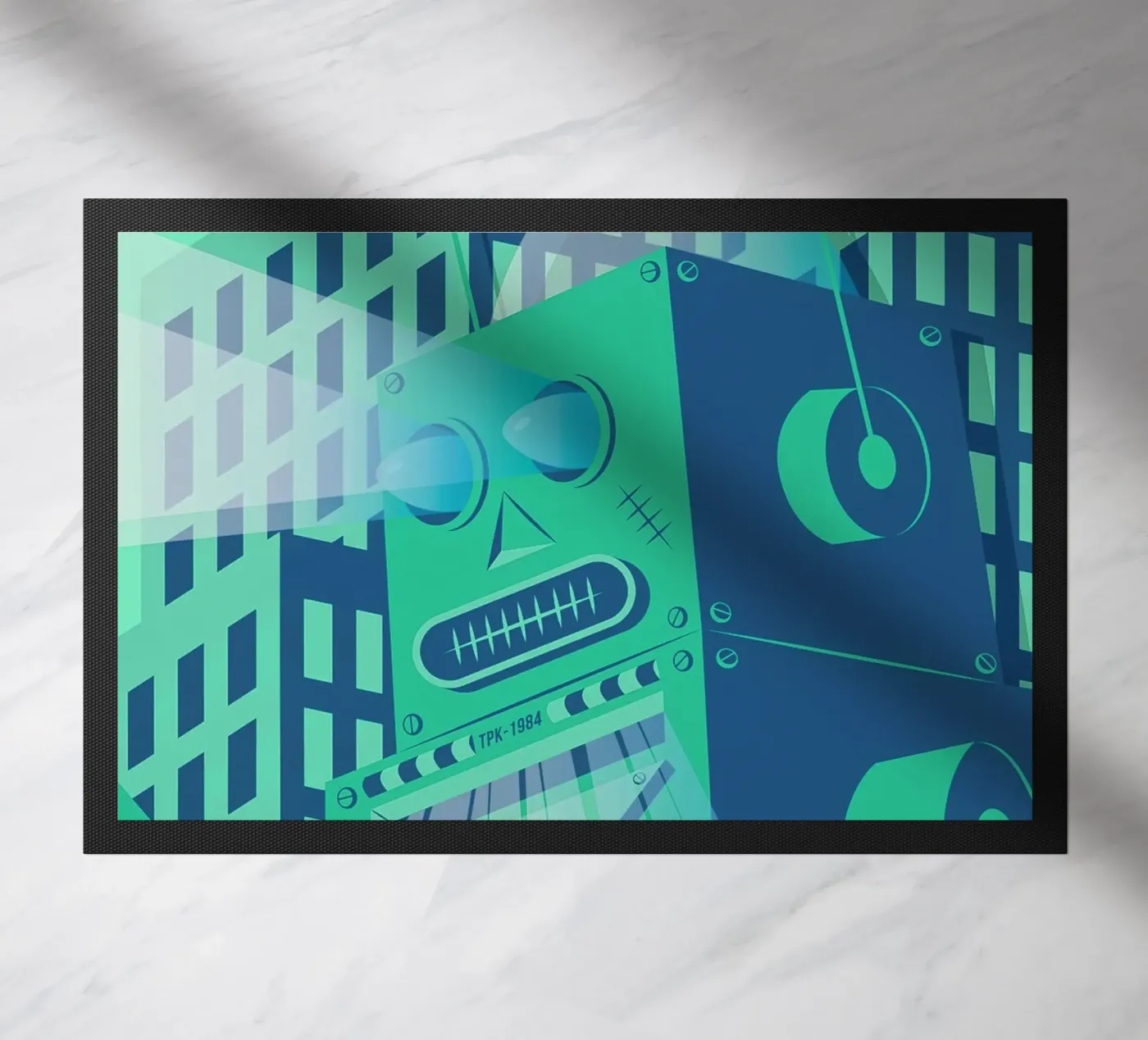 Intergalactic Fußmatte von The Poster Kid