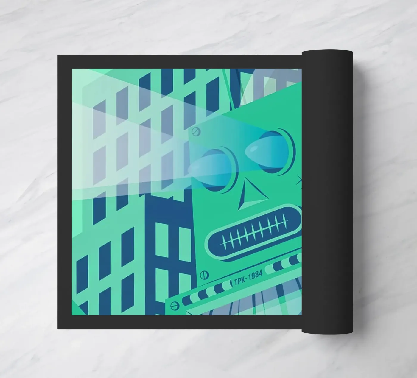 Intergalactic Fußmatte von The Poster Kid