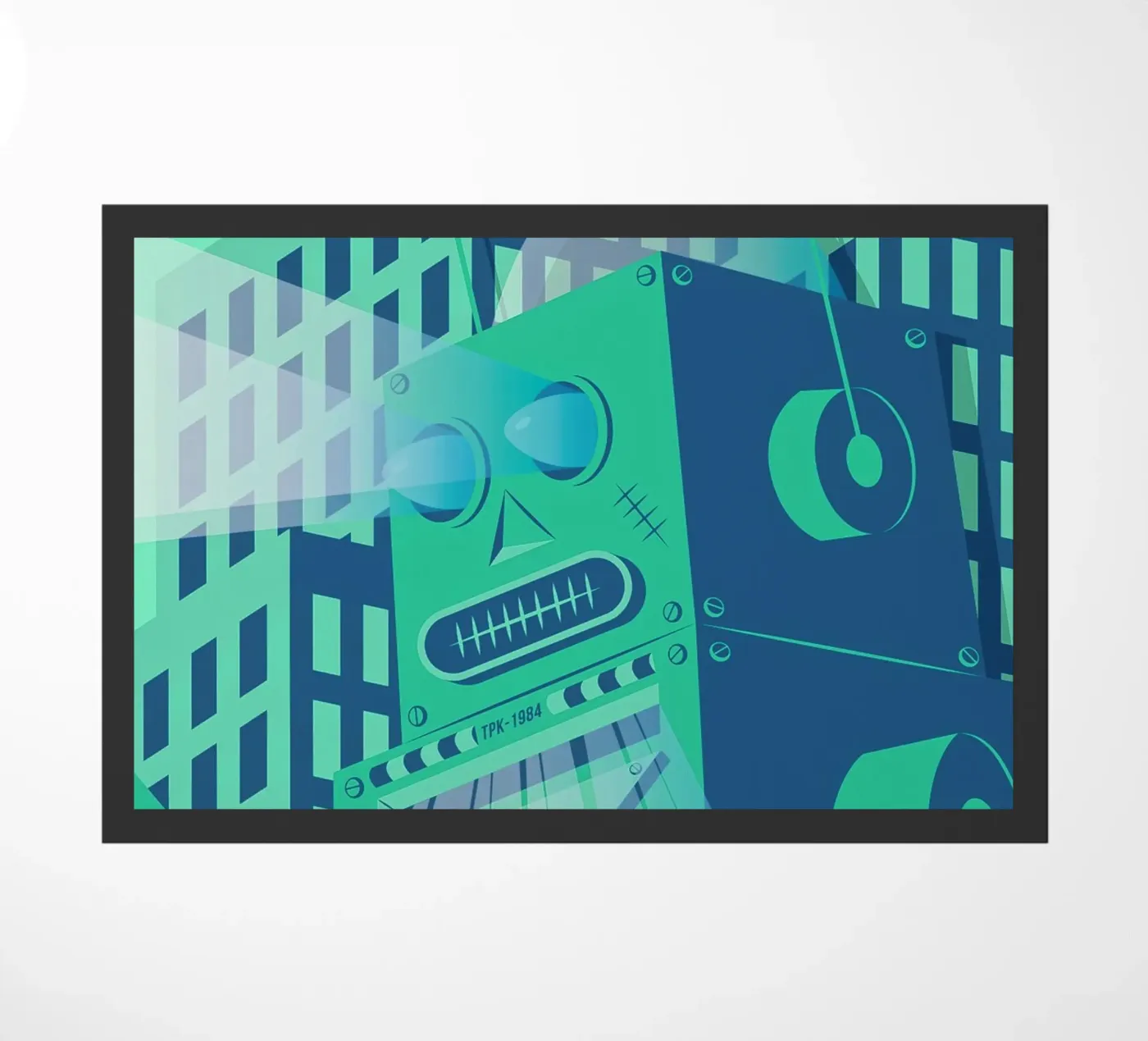 Intergalactic Fußmatte von The Poster Kid