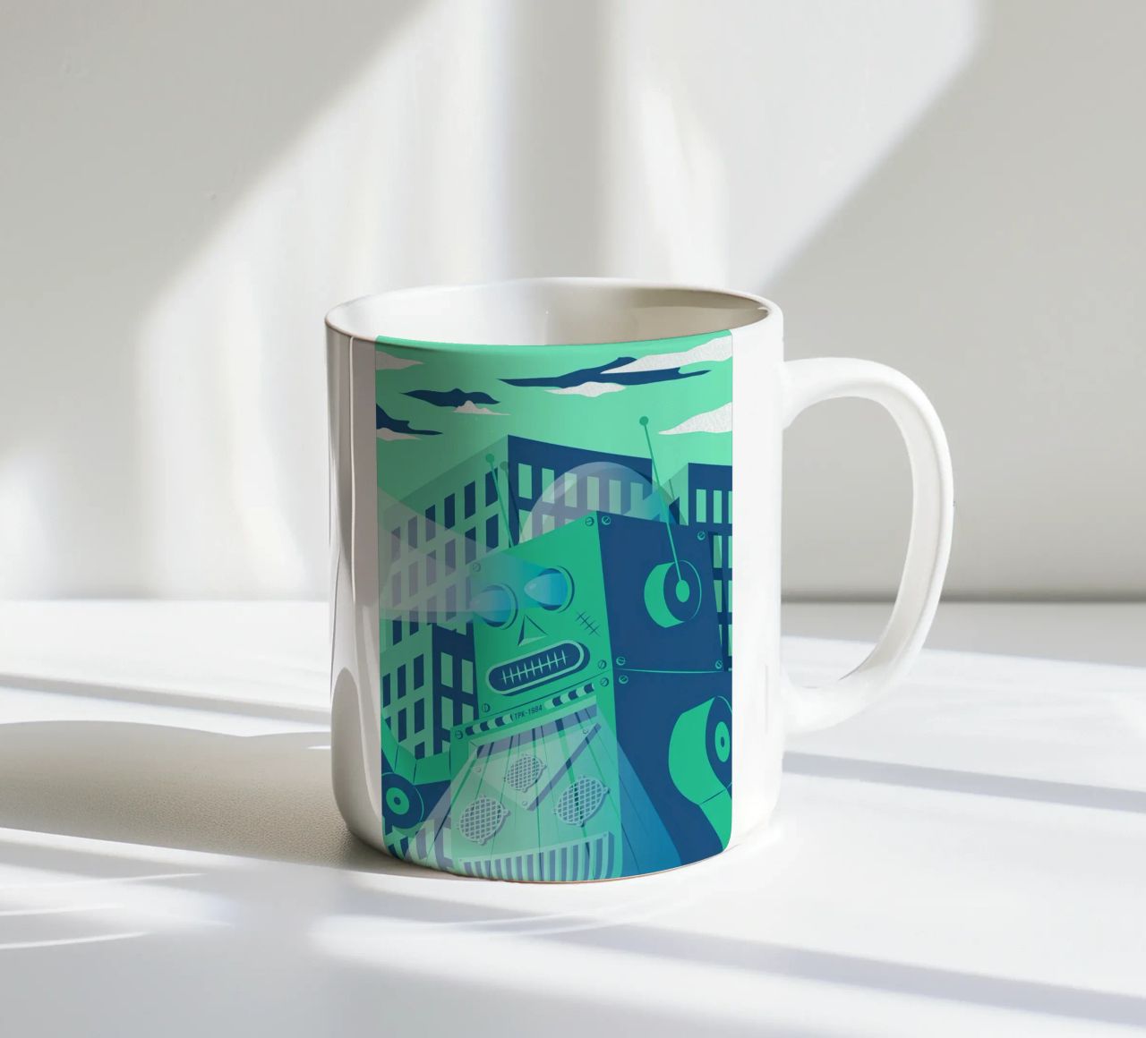 Intergalactic tazza in ceramica da The Poster Kid