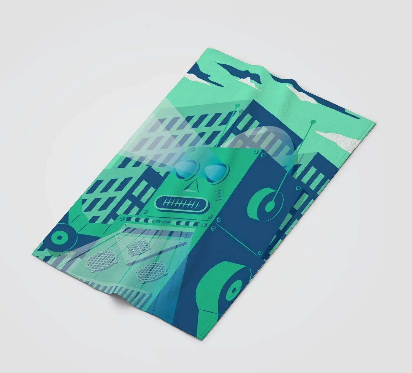 Intergalactic plaid polaire de The Poster Kid