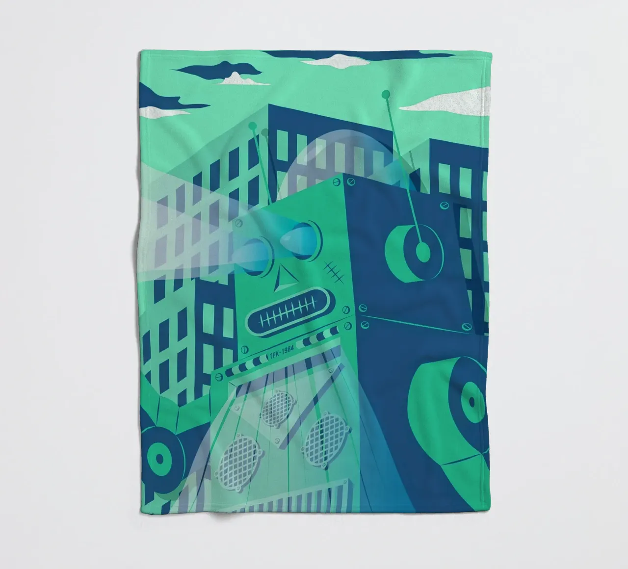 Intergalactic Fleecedecke von The Poster Kid