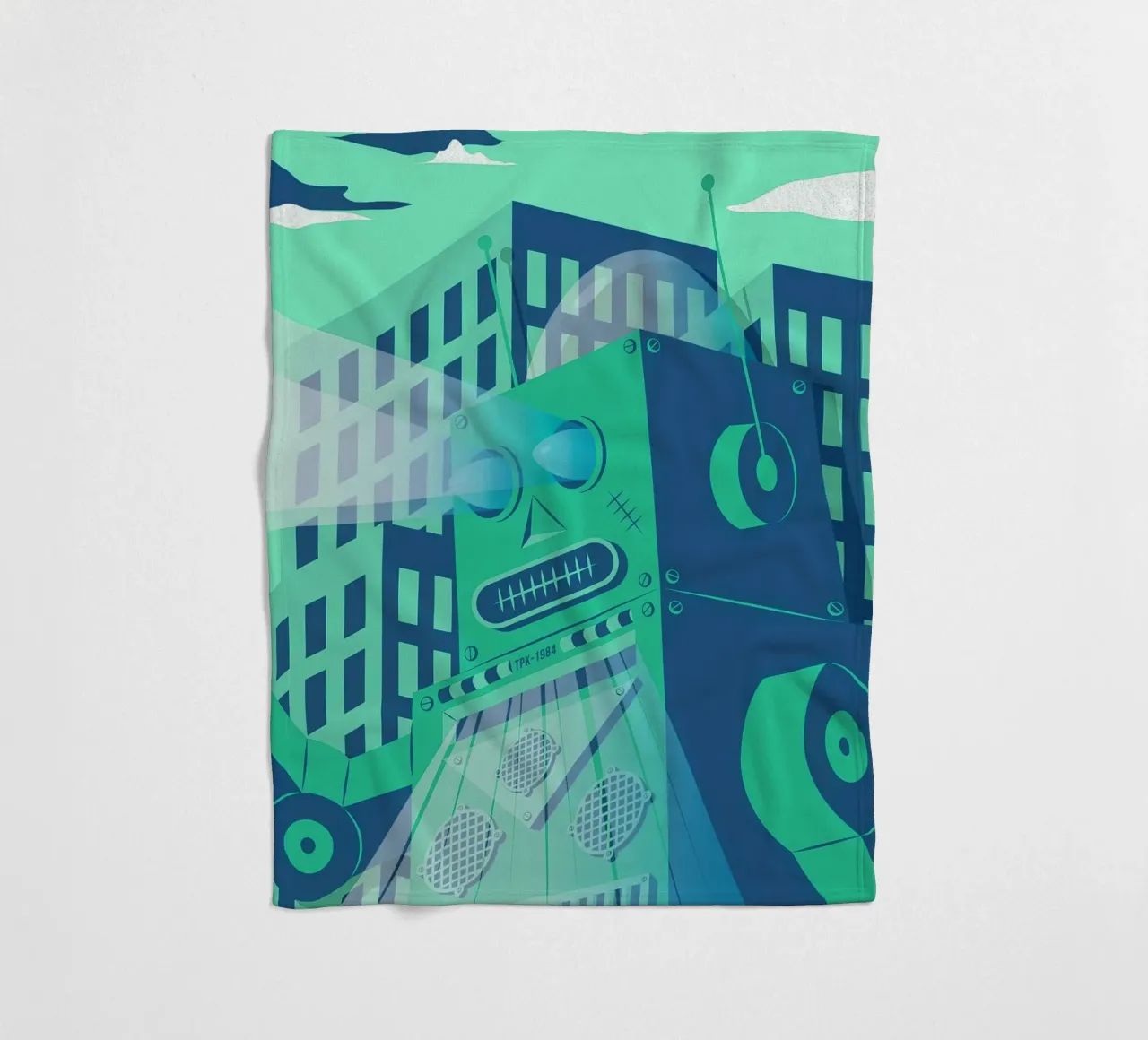 Intergalactic Fleecedecke von The Poster Kid