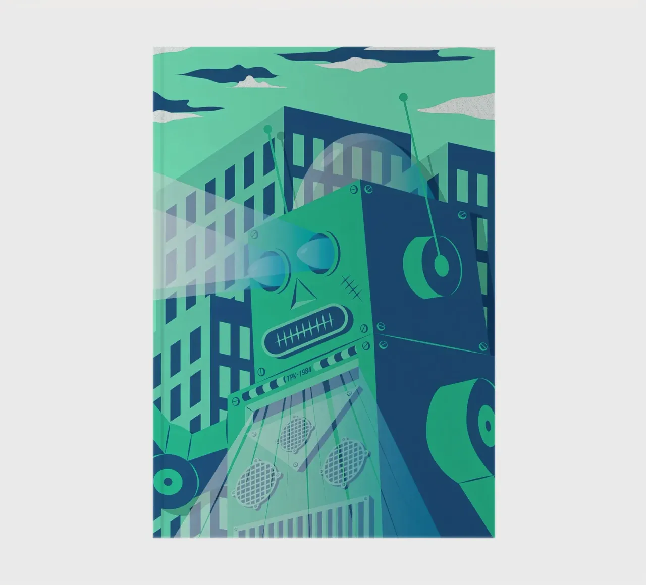 Intergalactic notebook by The Poster Kid