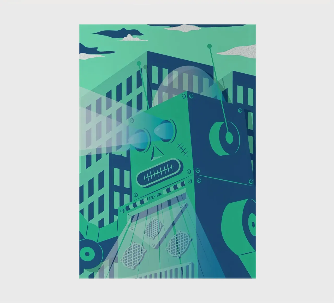 Intergalactic notebook by The Poster Kid