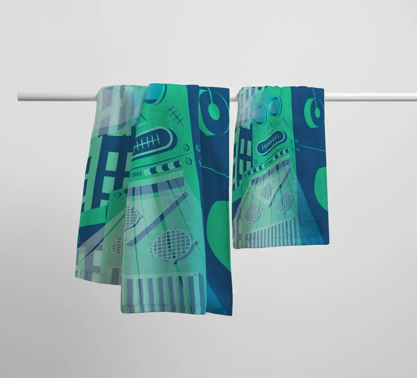 Intergalactic asciugamano da bagno da The Poster Kid