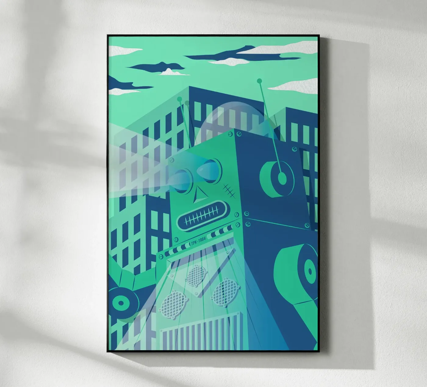 Intergalactic Acryl-Glas von The Poster Kid