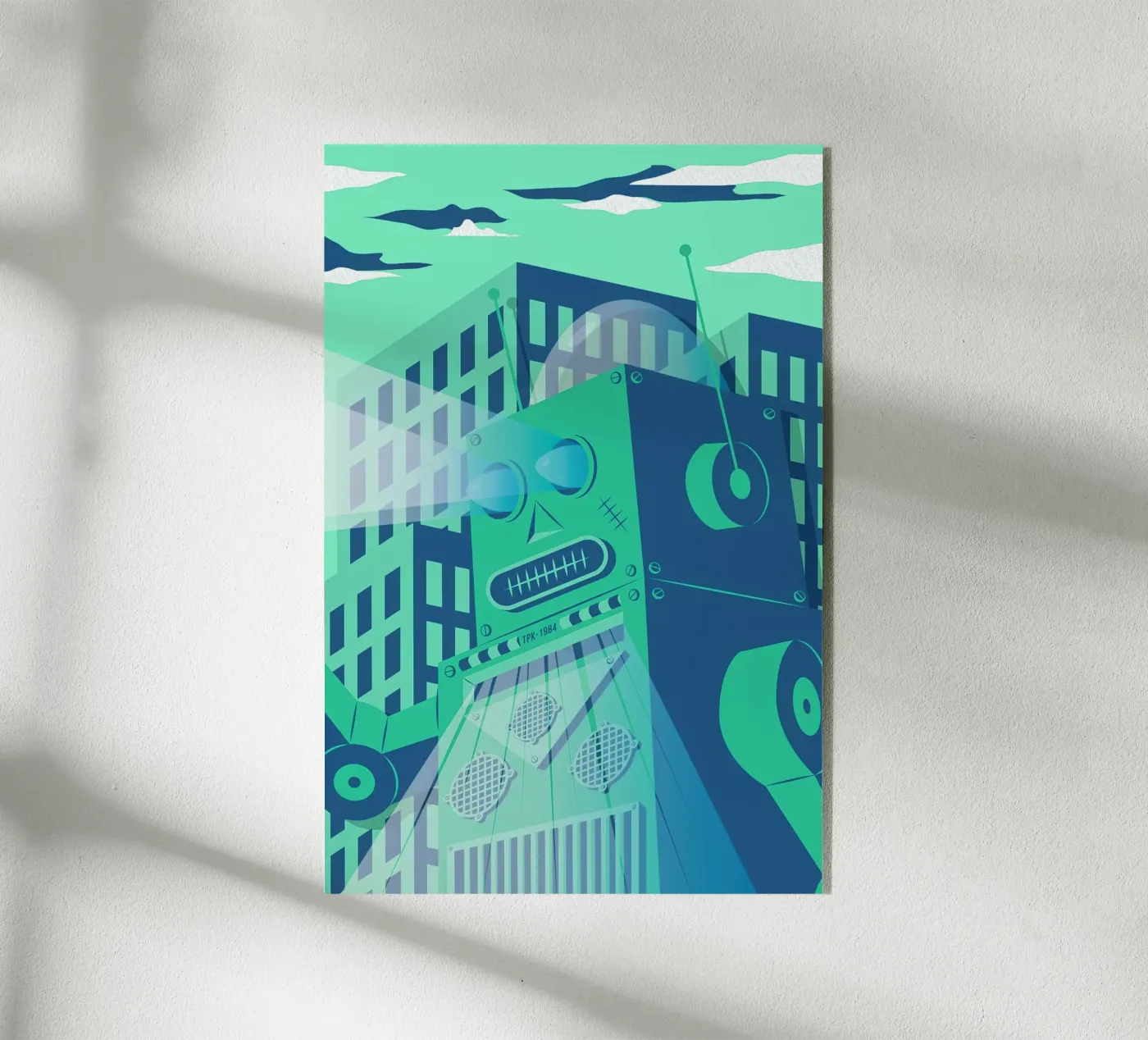 Intergalactic Acryl-Glas von The Poster Kid