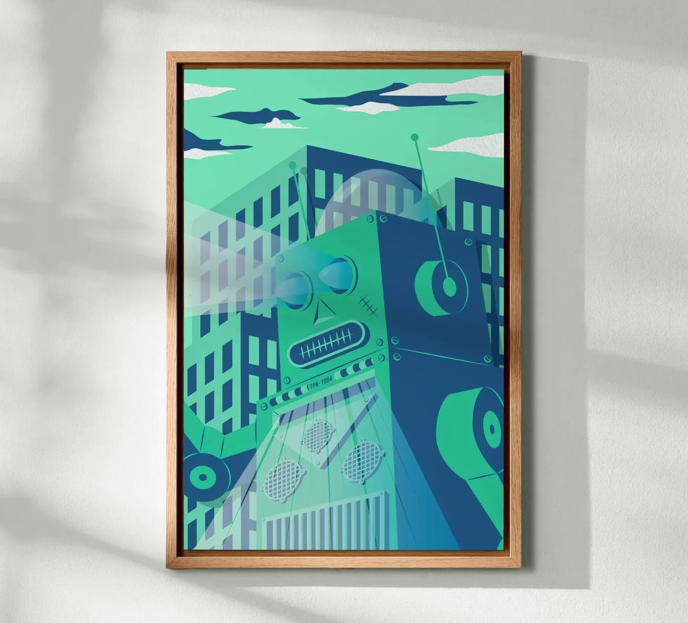 Intergalactic alluminio dibond da The Poster Kid