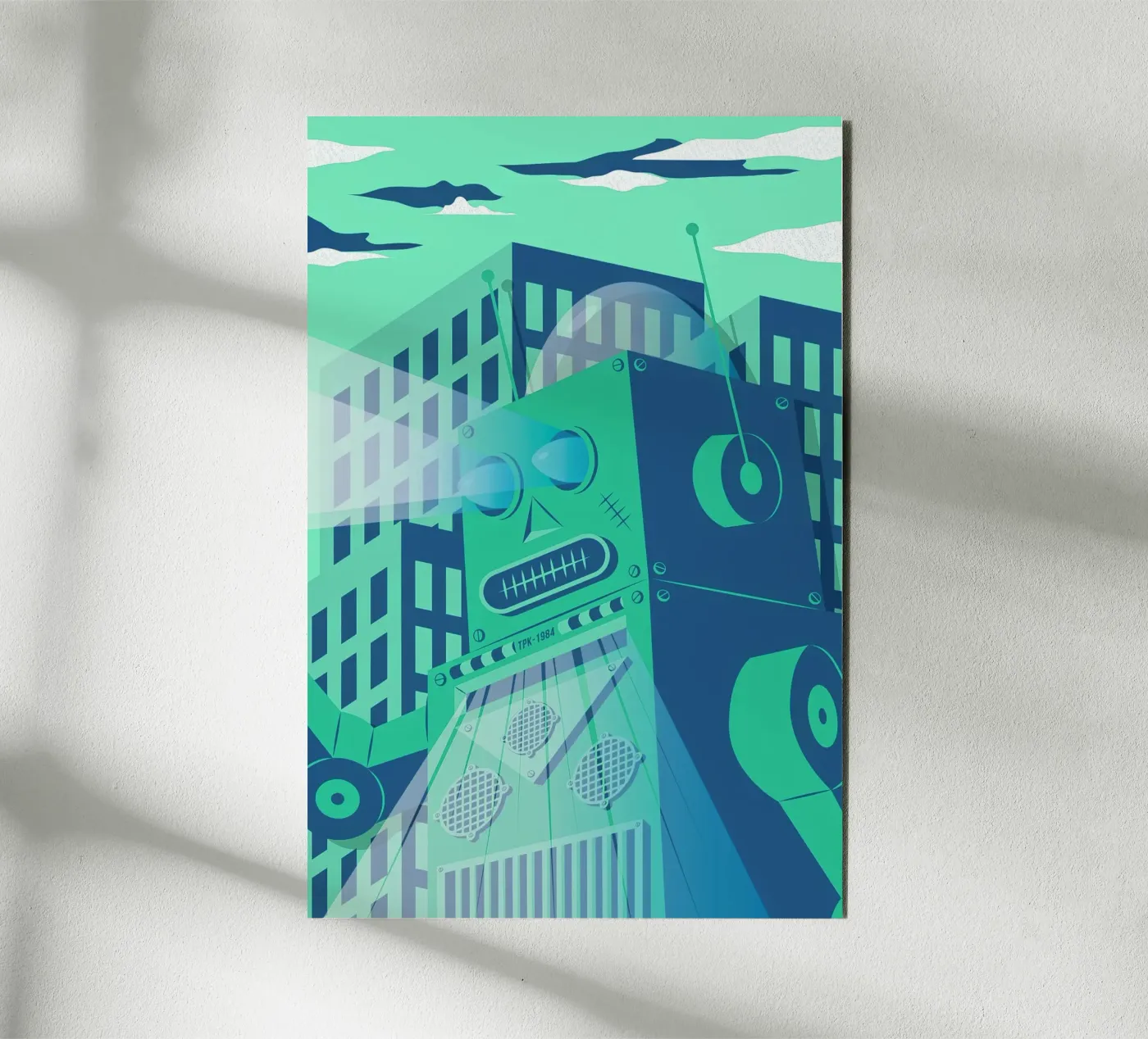 Intergalactic alluminio dibond da The Poster Kid