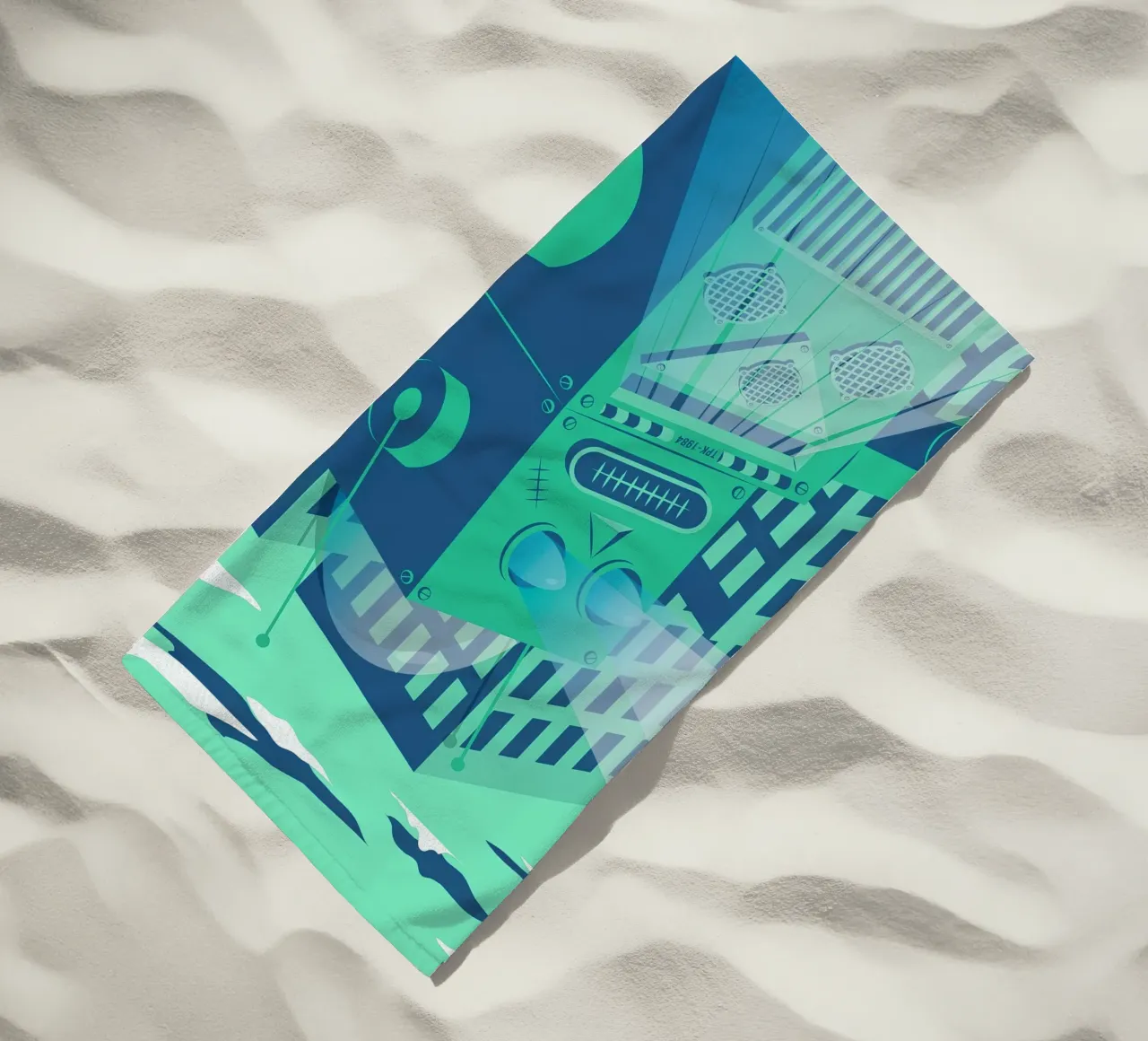 Intergalactic toalla de playa de The Poster Kid