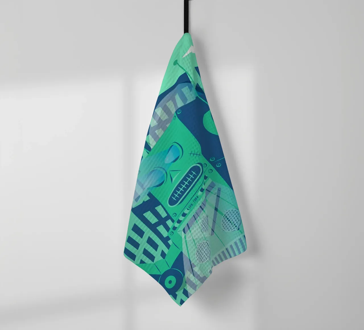 Intergalactic Geschirrtuch von The Poster Kid