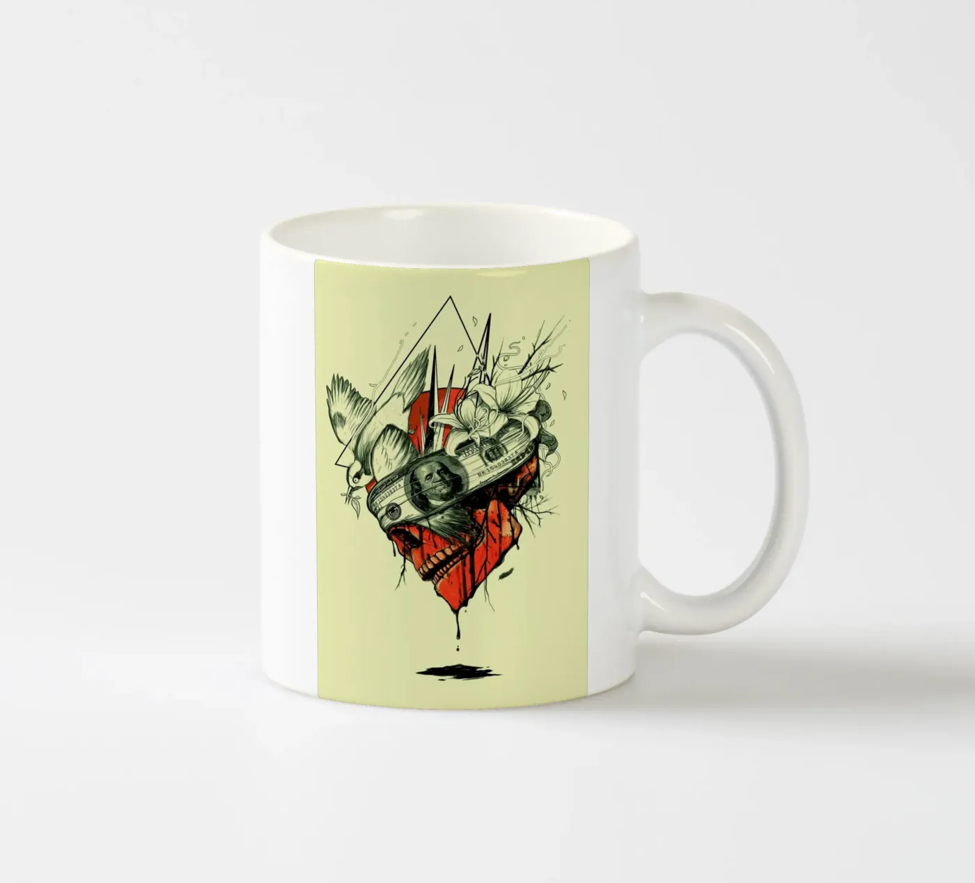 Blind ceramic mug by Nicebleed