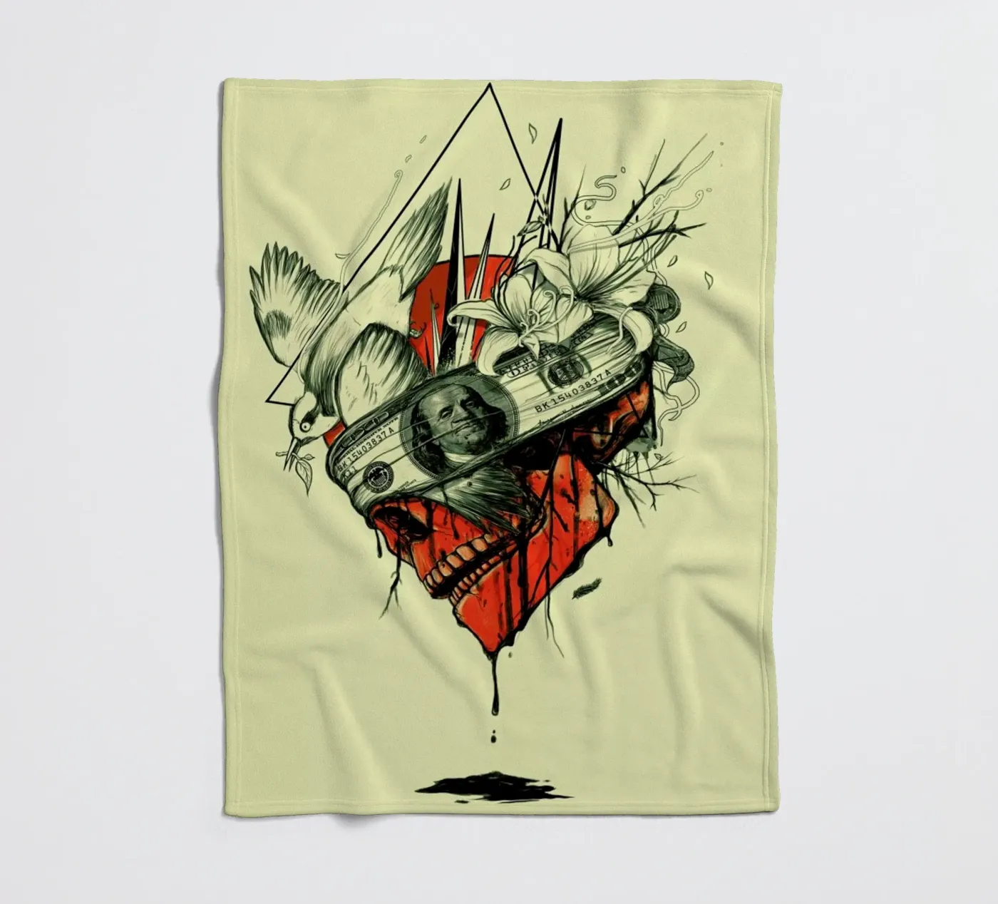 Blind Fleecedecke von Nicebleed