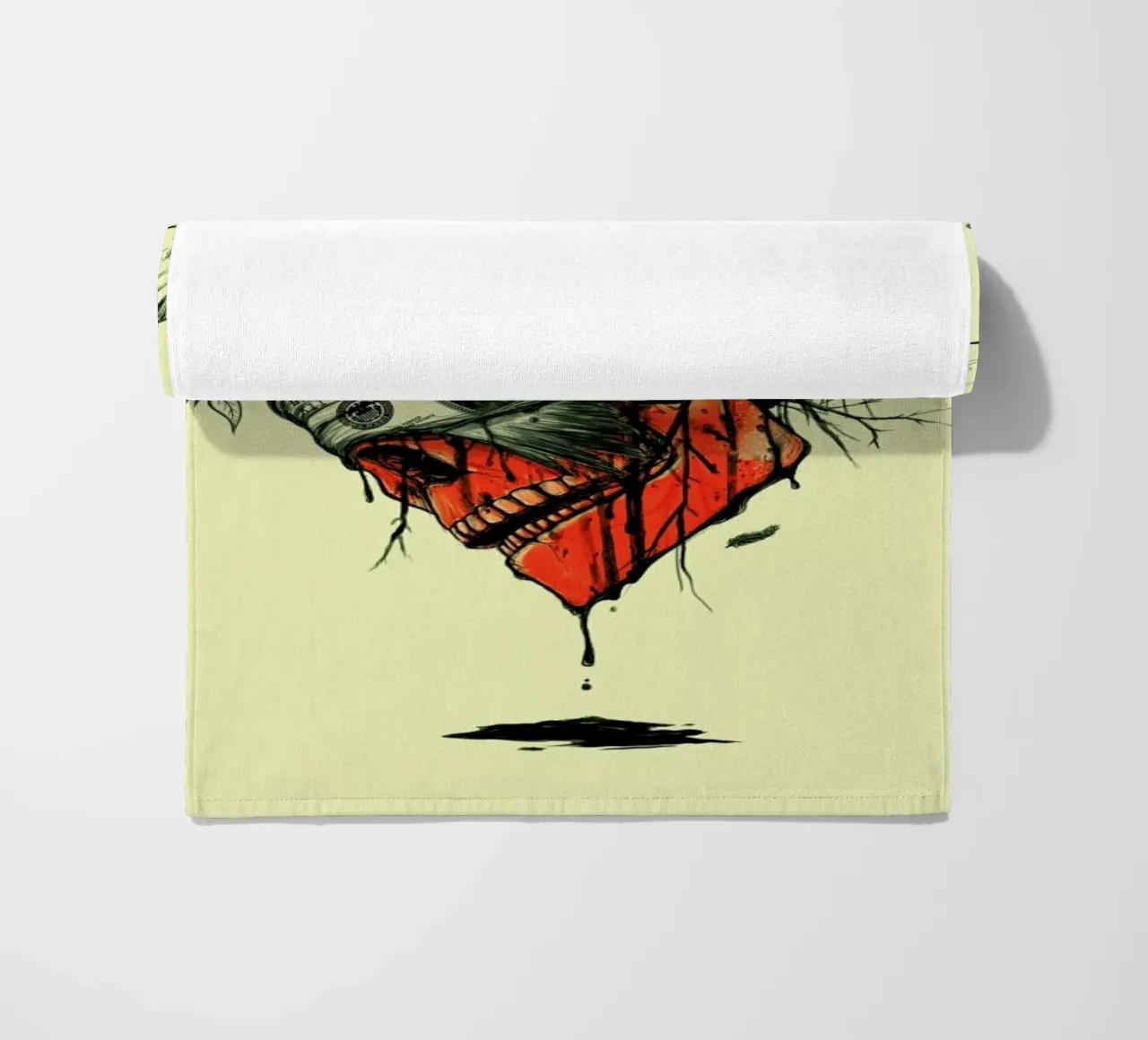Blind beach towel by Nicebleed
