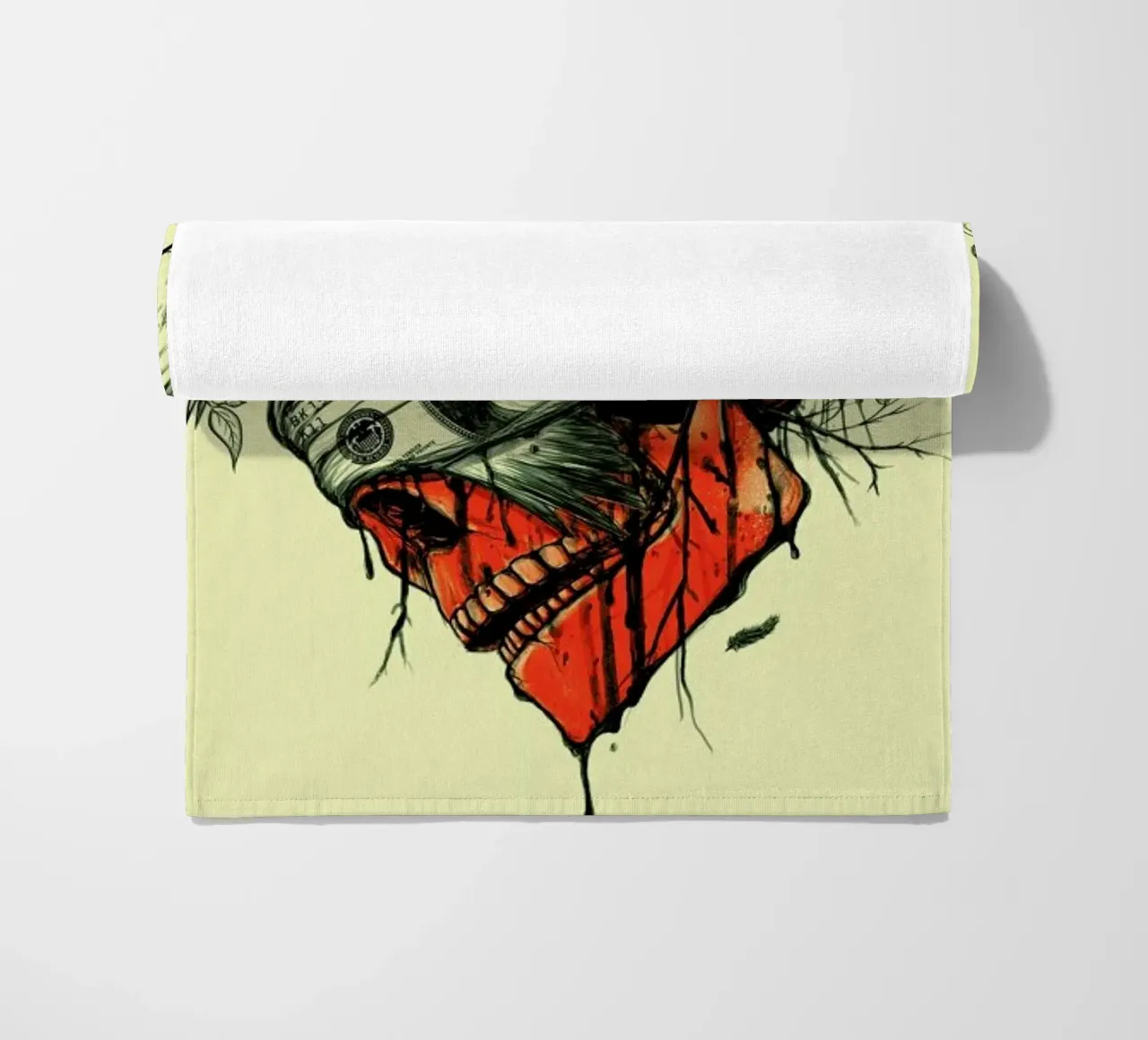 Blind beach towel by Nicebleed