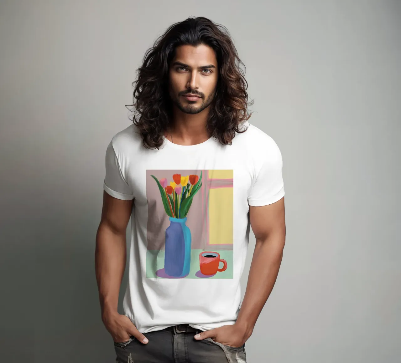 Flowers Amsterdam t-shirt by tainah negreiros