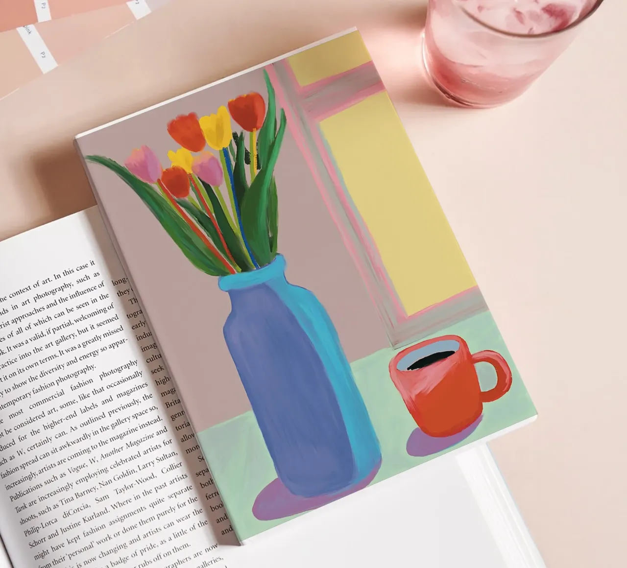 Flowers Amsterdam notebook by tainah negreiros