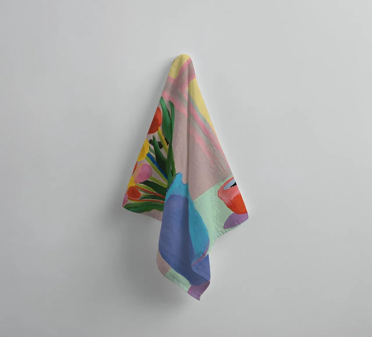 Flowers Amsterdam towel by tainah negreiros