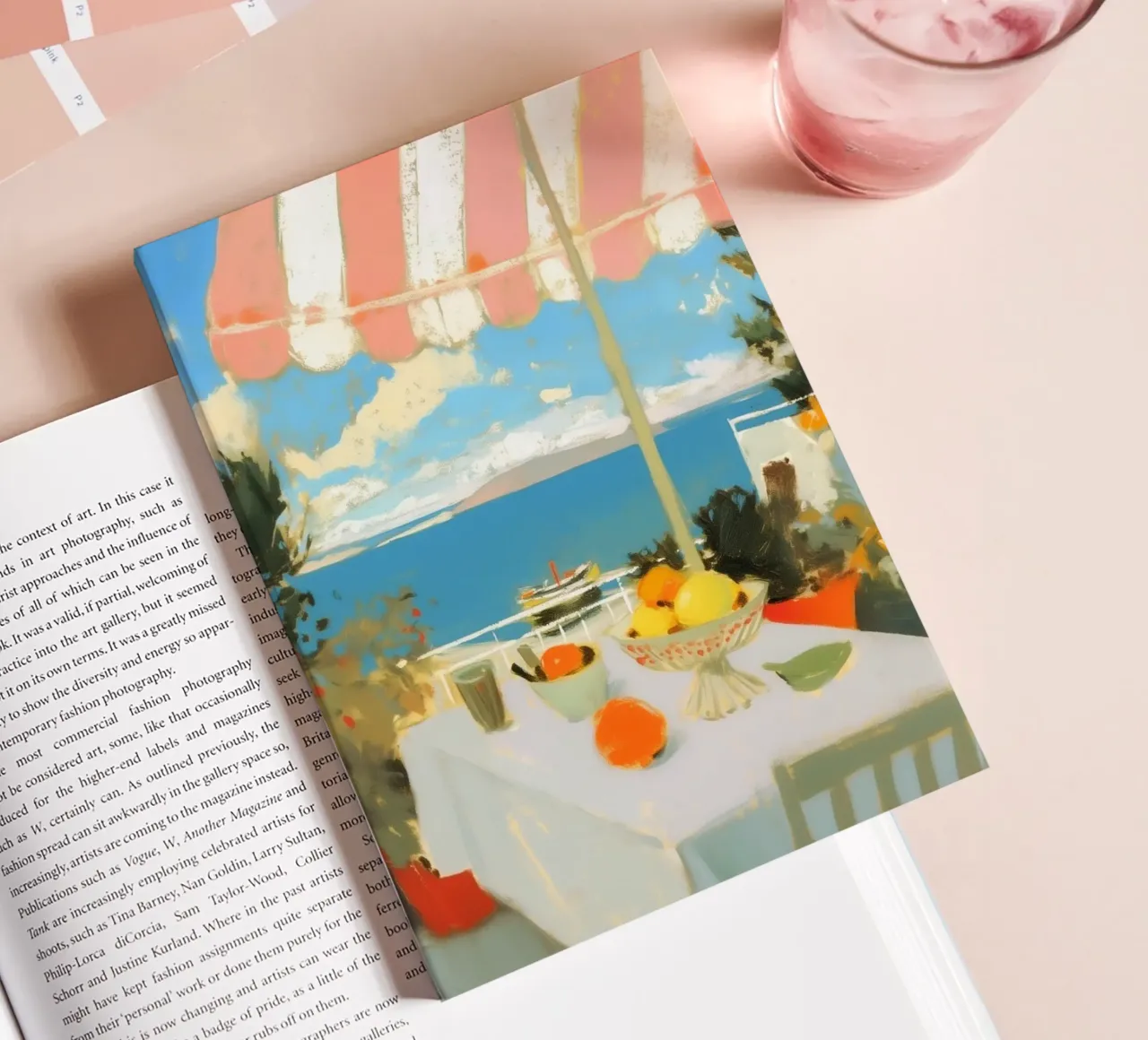Mediterran Gourme flair notebook by Carinaprint