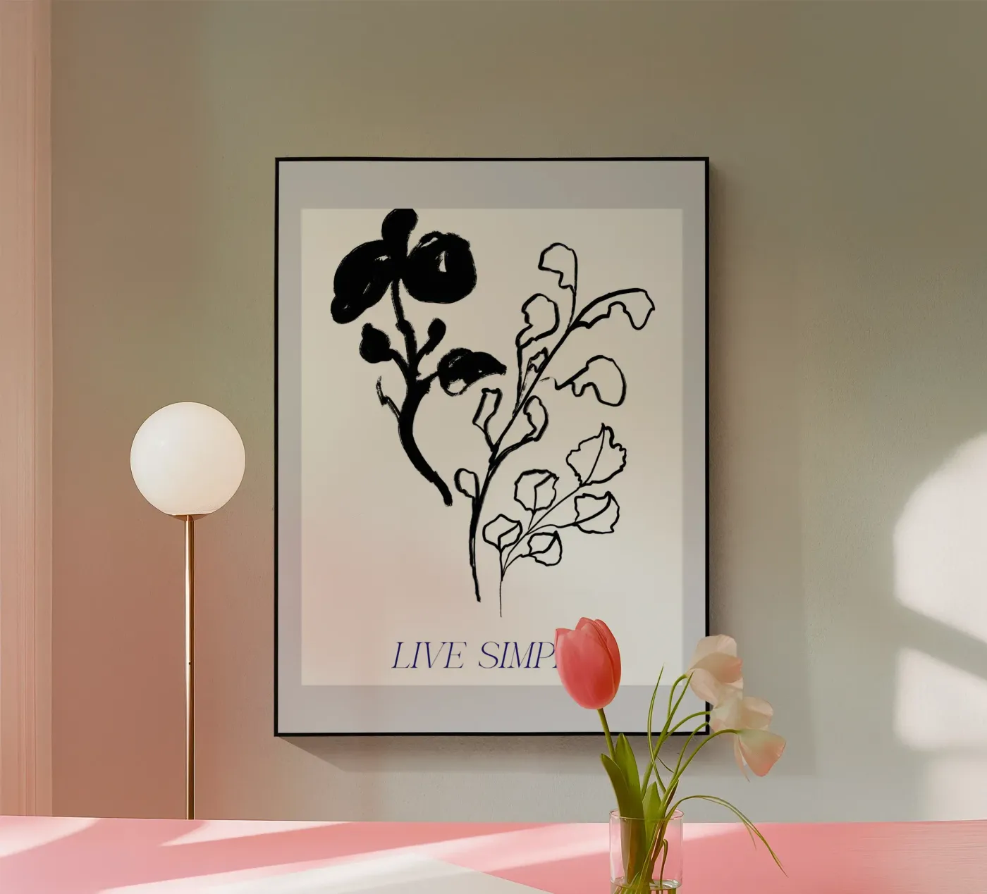 Live Simple No 02 plexiglass da treechild