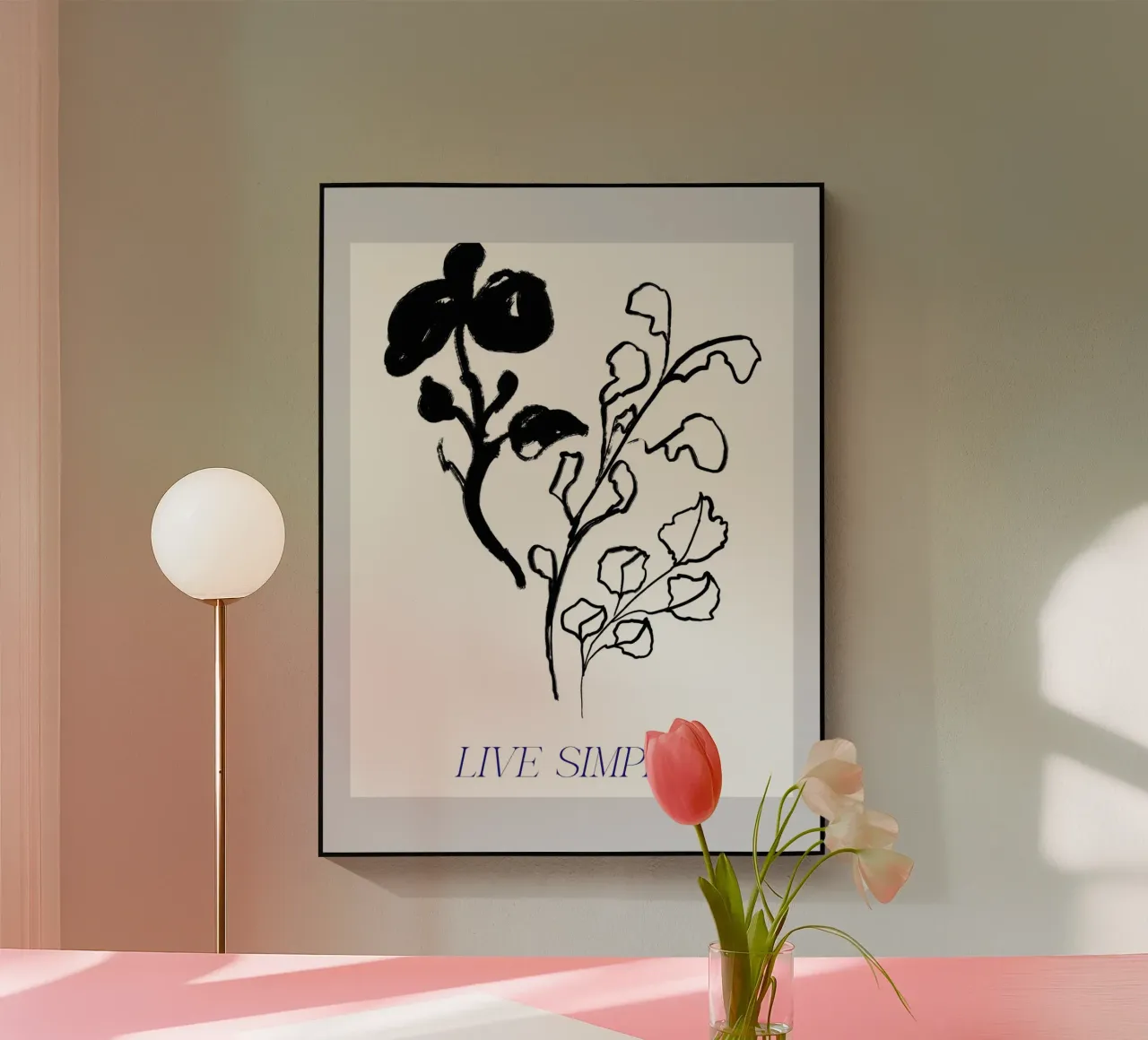 Live Simple No 02 plexiglass da treechild