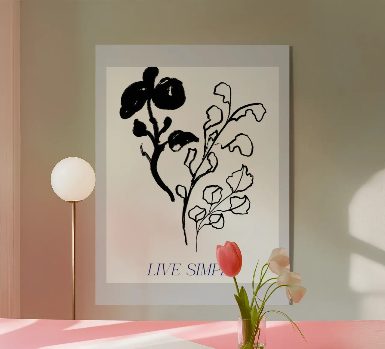 Live Simple No 02 plexiglass da treechild