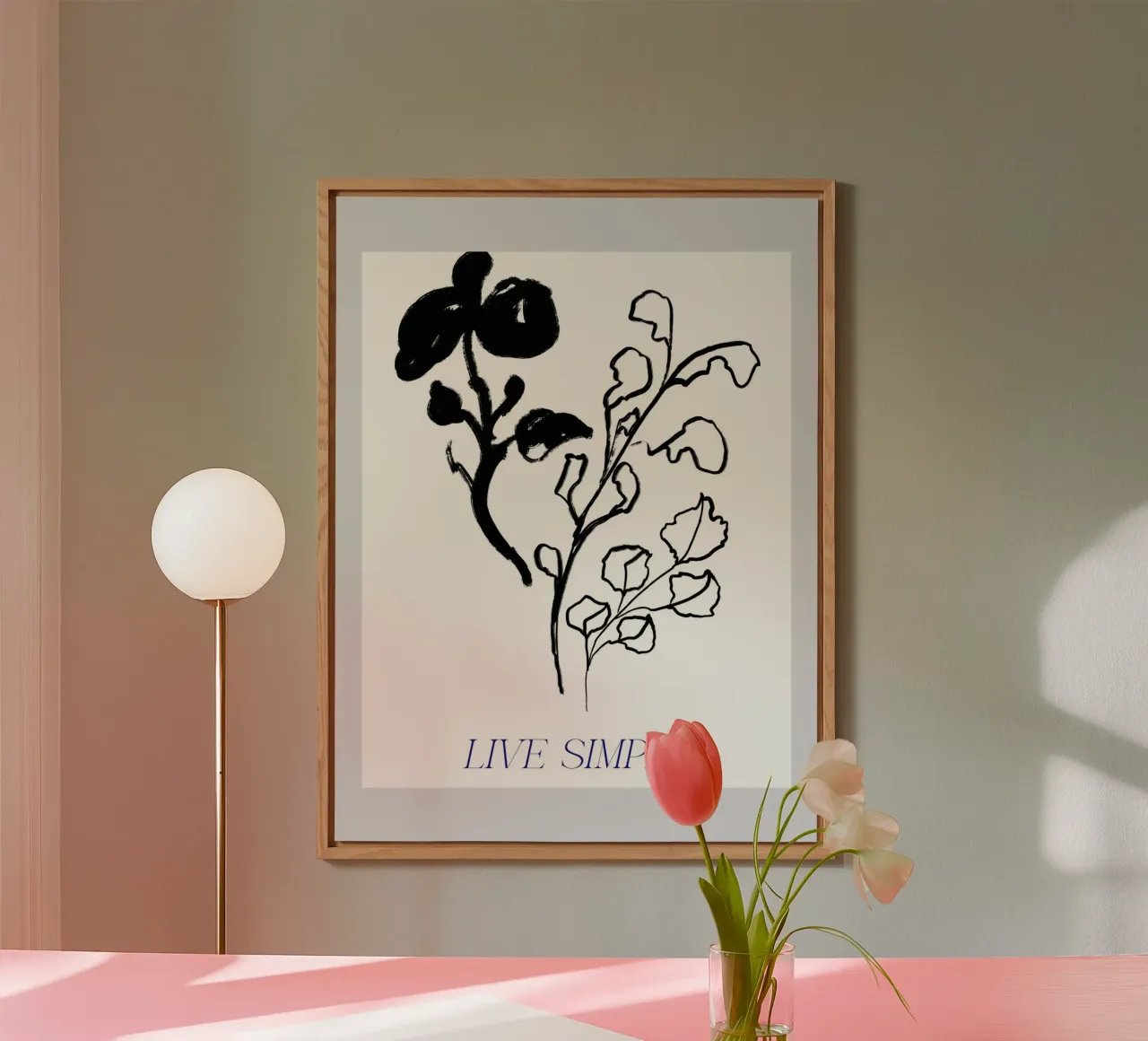 Live Simple No 02 alluminio dibond da treechild