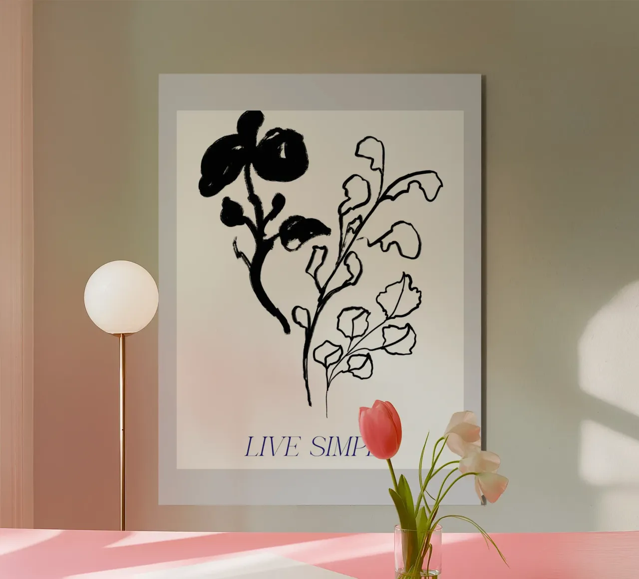 Live Simple No 02 alluminio dibond da treechild